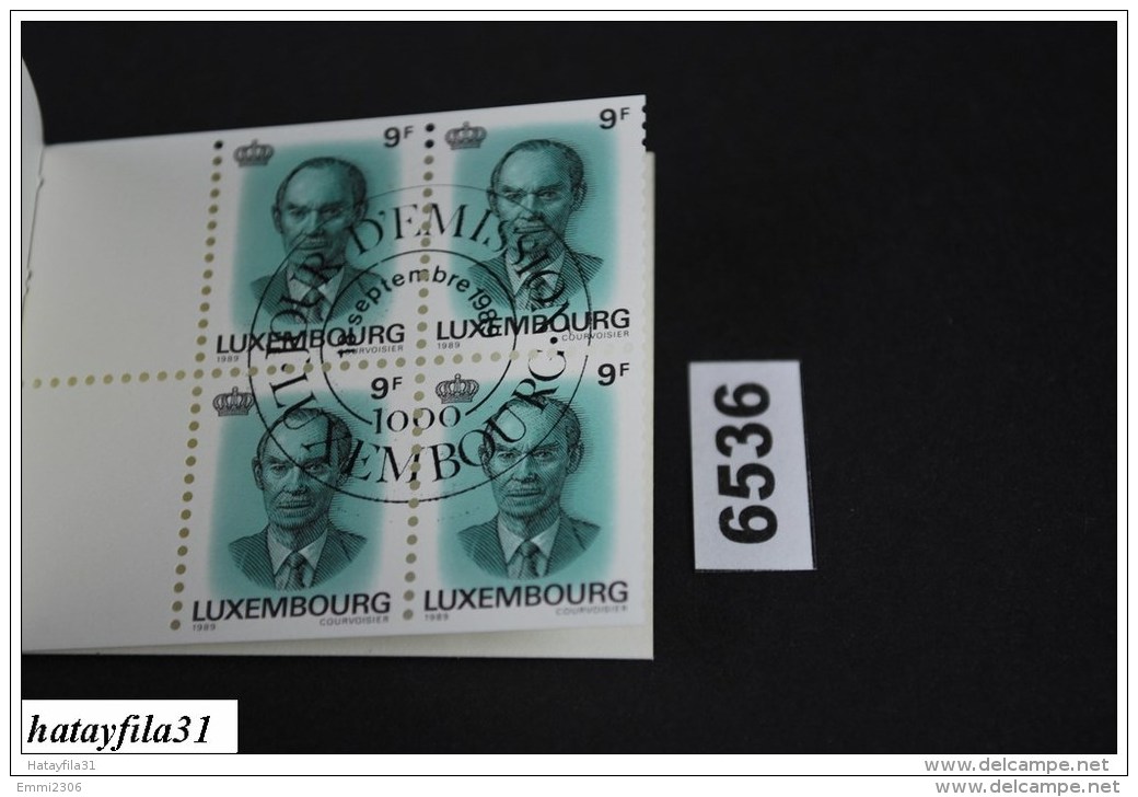 Luxemburg  1989  MH.  2  Gestempelt    / - Booklets