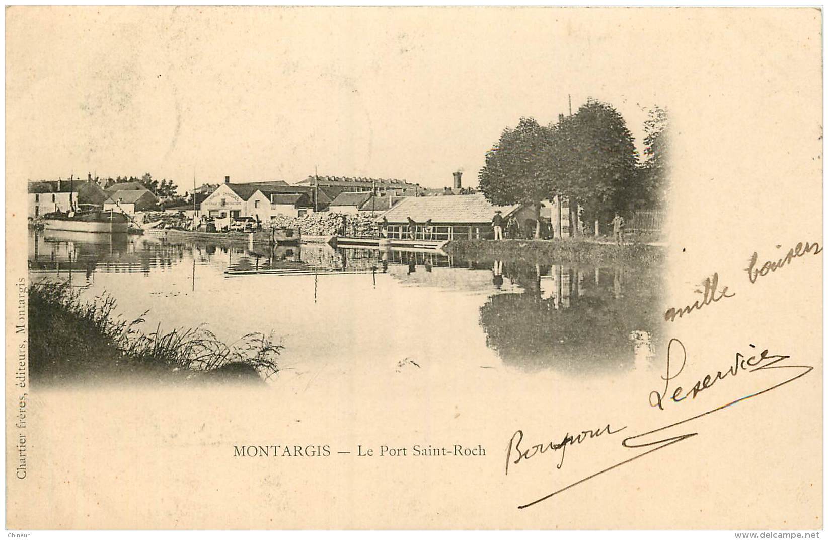 MONTARGIS LE PORT SAINT ROCH CARTE PRECURSEUR - Montargis