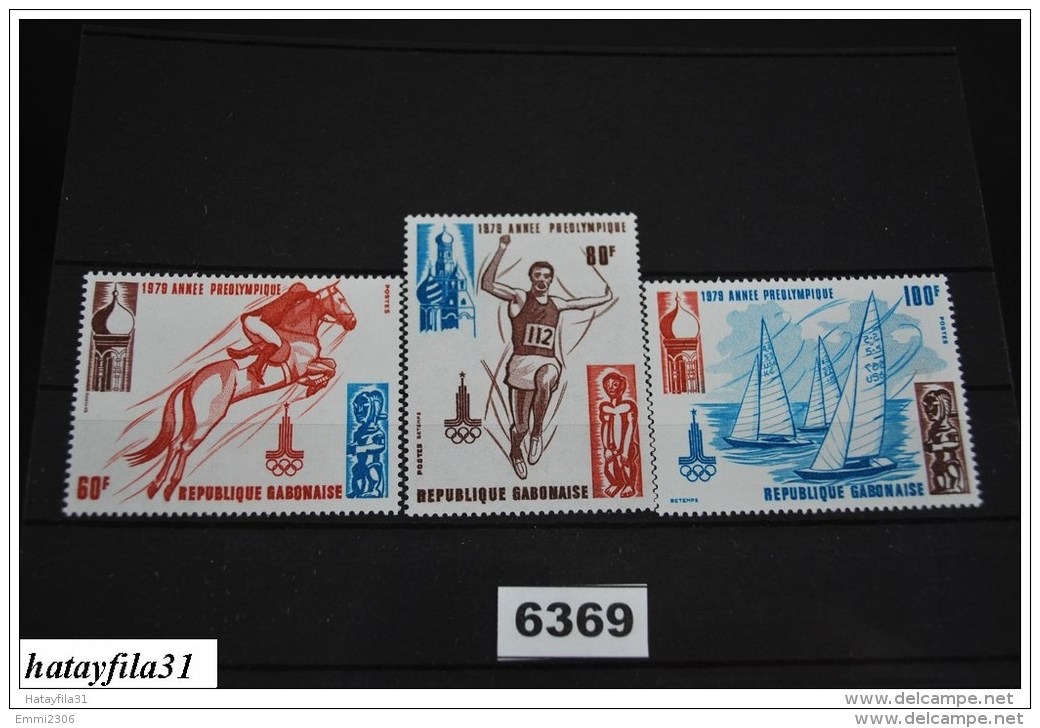 Gabun     1979   Mi. 696 - 698    ** Postfrisch  /   Vorolympisches Jahr - Gabun (1960-...)