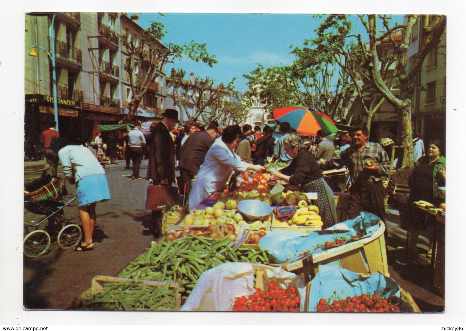 Marchés -- Charmes Et Soleil De La Côte D'Azur (très Animée) --1977--cachet NICE - 06 - Markets