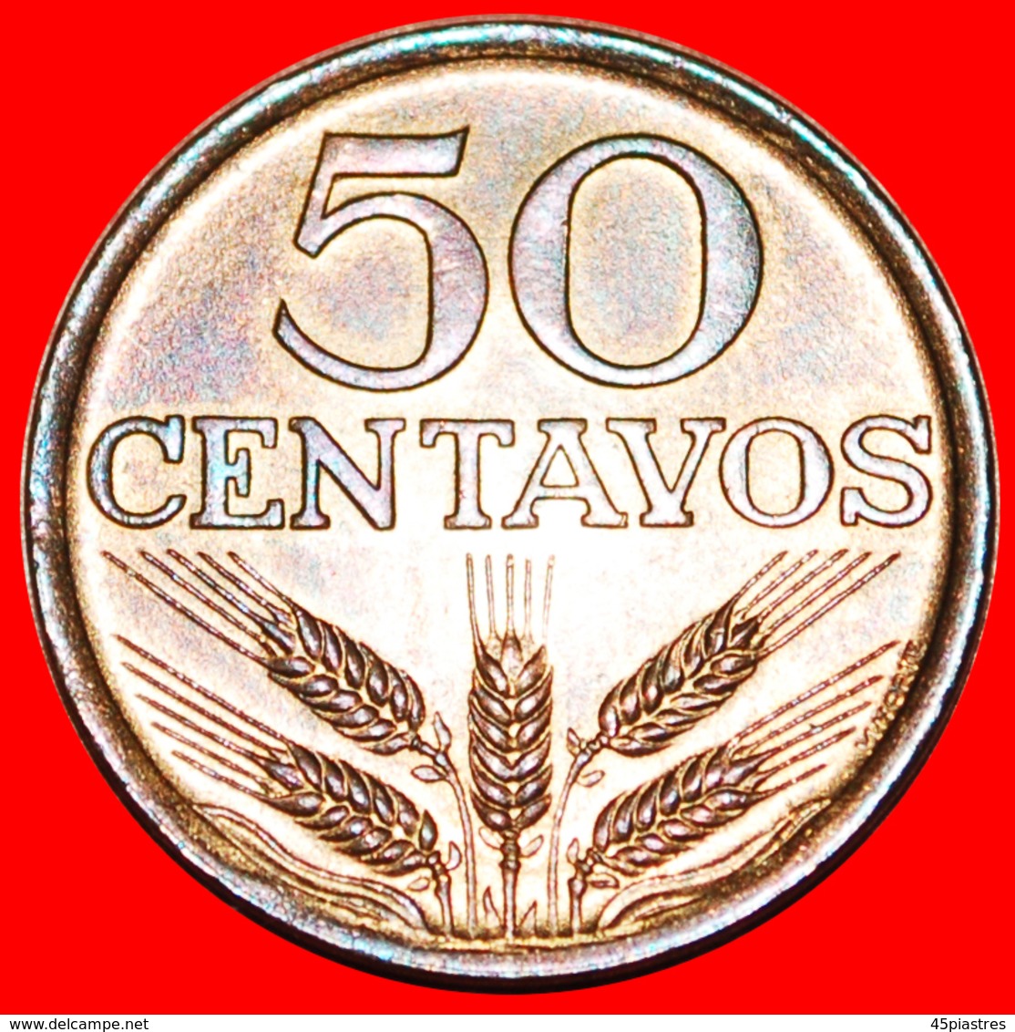 # WHEAT (1969-1979): PORTUGAL ★ 50 CENTAVOS 1979 MINT LUSTER! LOW START ★ NO RESERVE! - Portugal