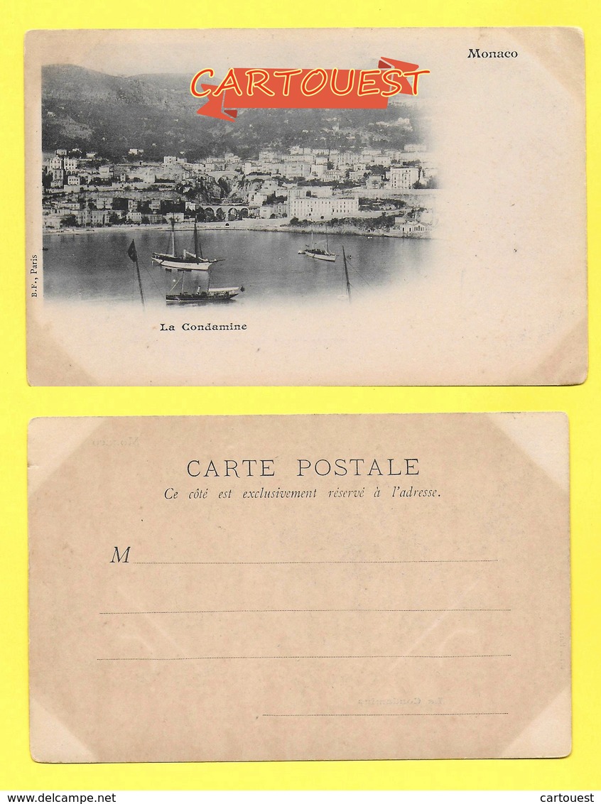 CPA MONACO La CONDAMINE  - ( édit. B. F. ) - La Condamine