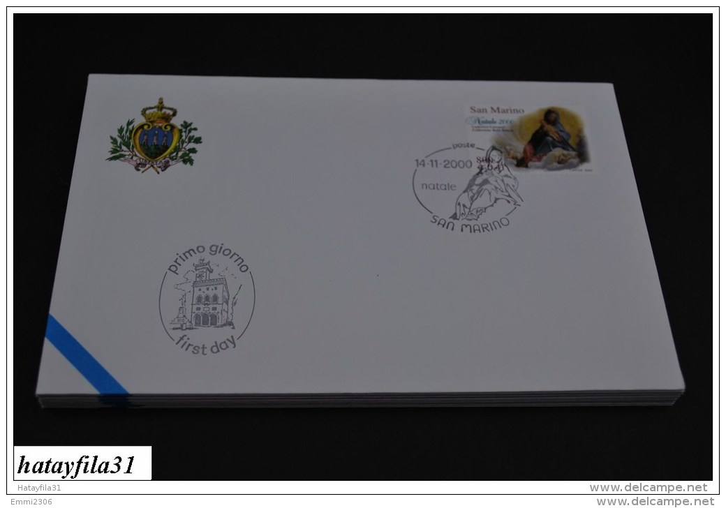 San Marino    2000   FDC   Mi.  1929  Weihnachten     ( T - 100 ) - FDC