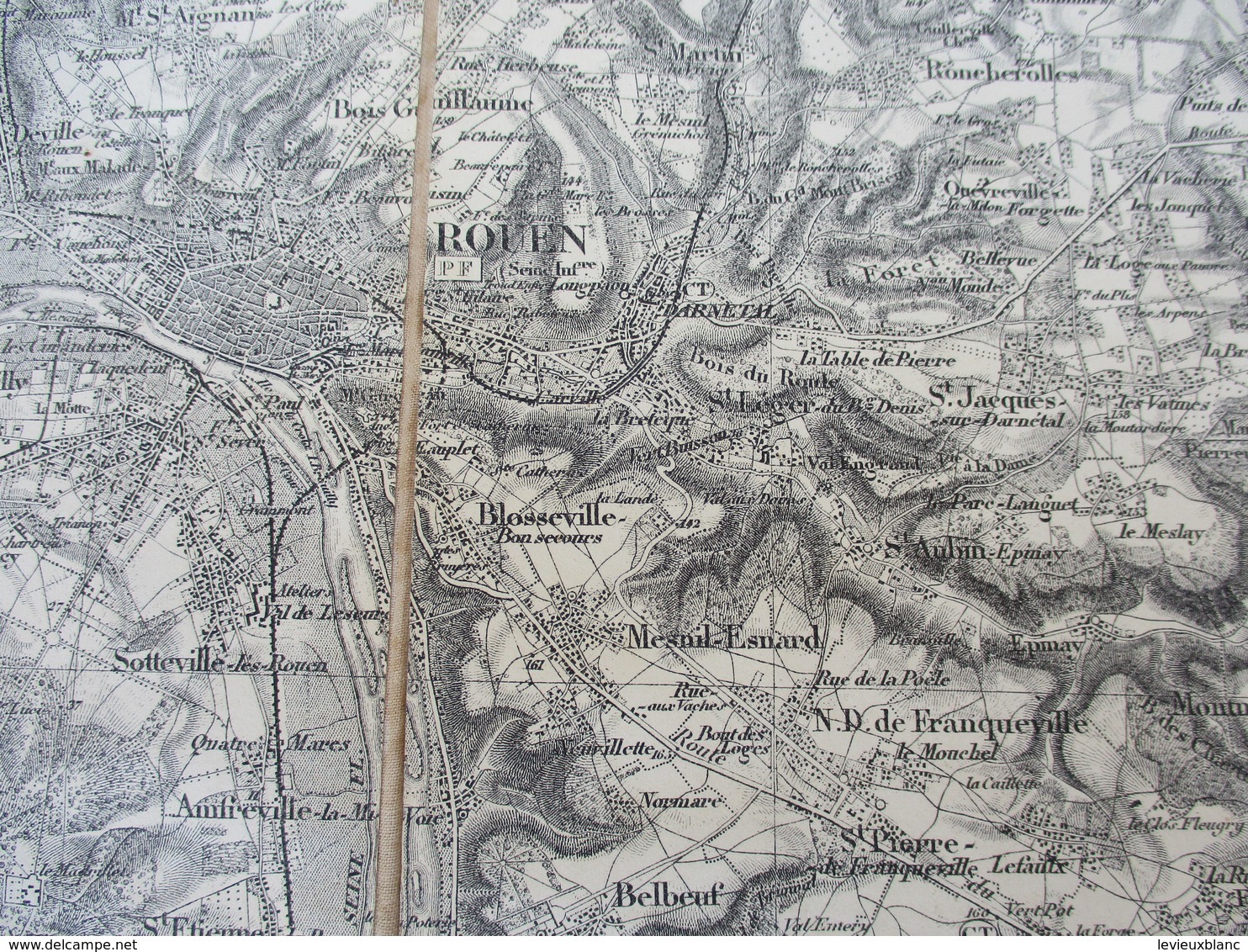 Carte entoilée/Librairie Militaire Dumaine/Paris/Dépot de la Guerre et des Fortifications/ROUEN /N°31/Fin 19éme   PGC185