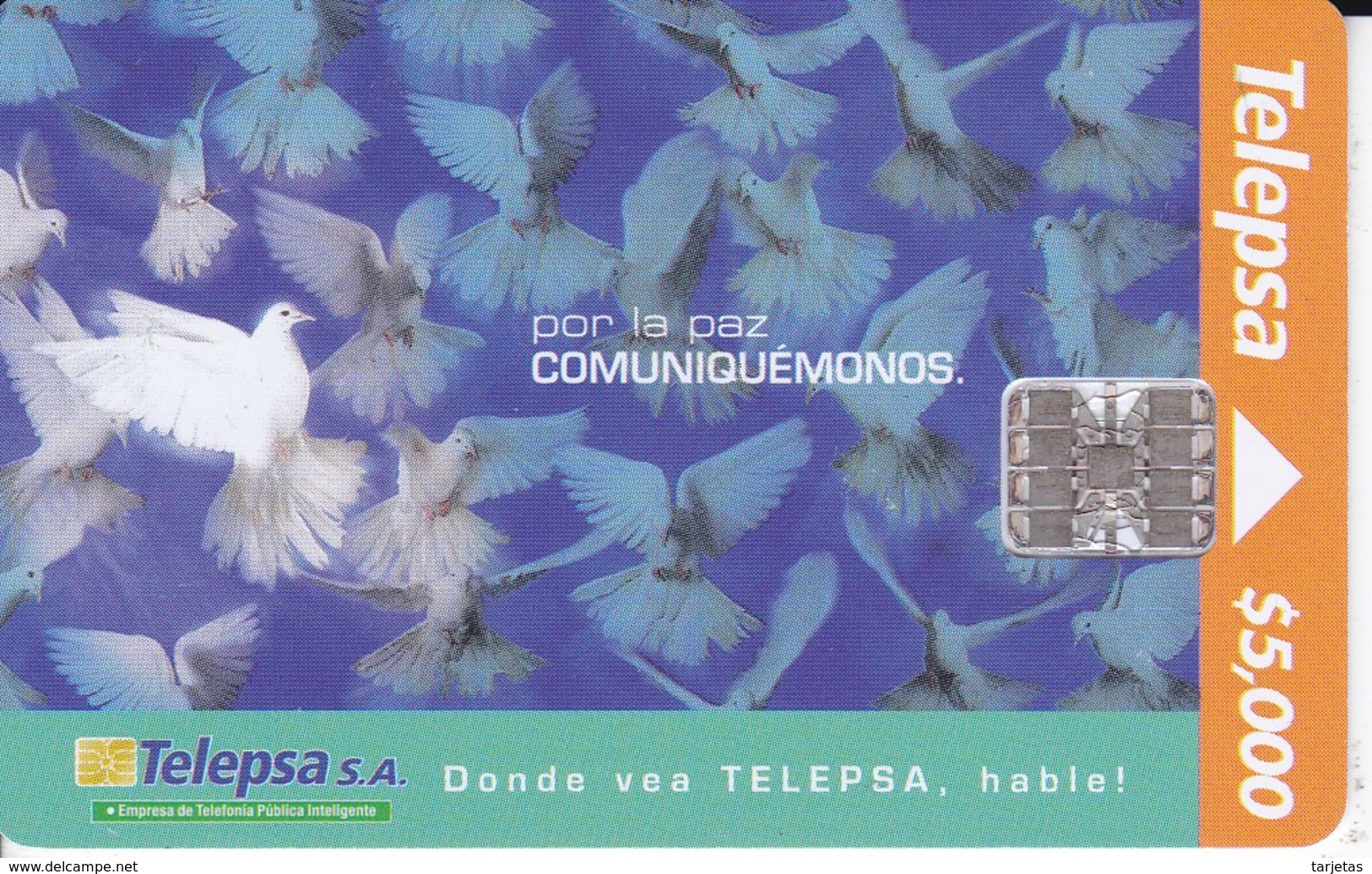 TARJETA DE COLOMBIA DE UNAS PALOMAS  (BIRD-PAJARO) - Otros & Sin Clasificación