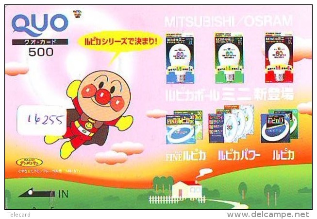 Carte Prépayée Japon - MANGA * MEIJI * * CLOWN * MITSUBISHI / OSRAM *  ANIMATE (16.255)  Japan Prepaid Tosho Card - Comics