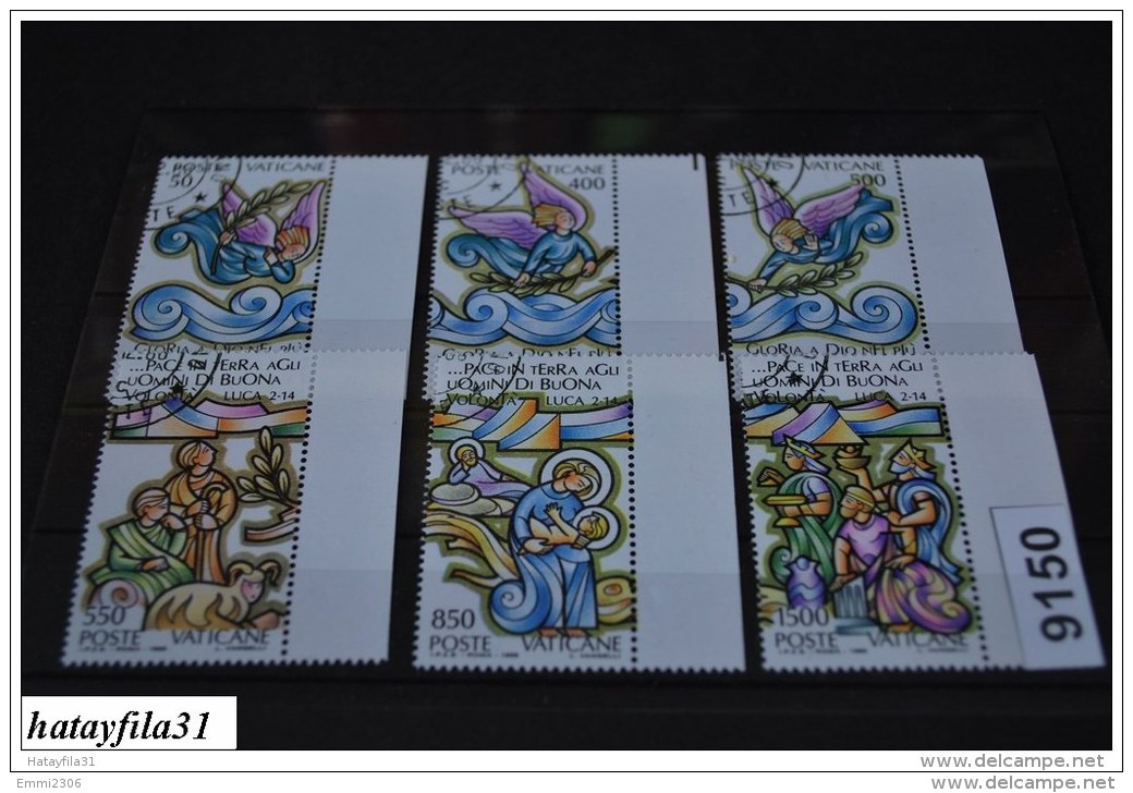 Vatikan  1988  Mi. 957 - 962   Gestempelt  /  Weihnachten - Used Stamps