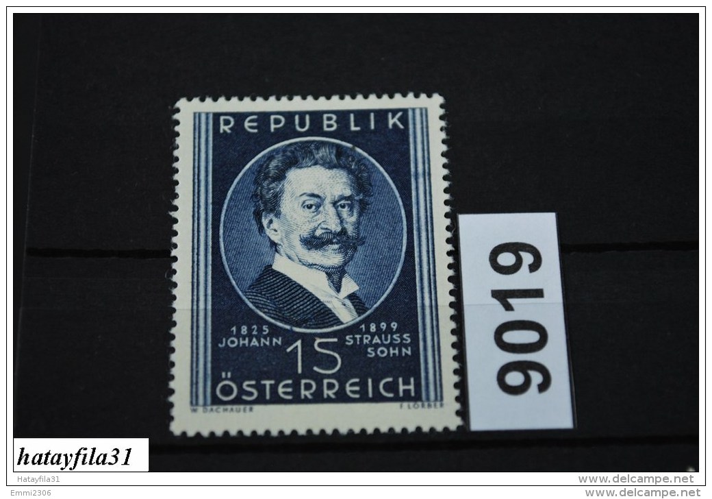 Österreich   1949    Mi . 934  ** Postfrisch /    50. Todestag Von Johann Strauß - Ungebraucht