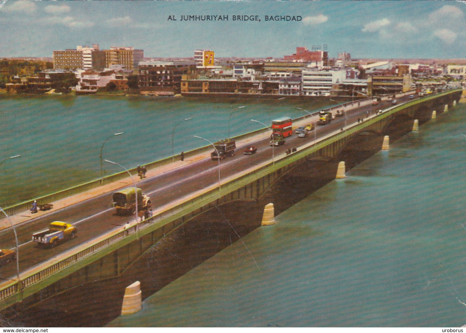 IRAQ - Baghdad 1966 - Al Jumhuriyah Bridge - Iraq