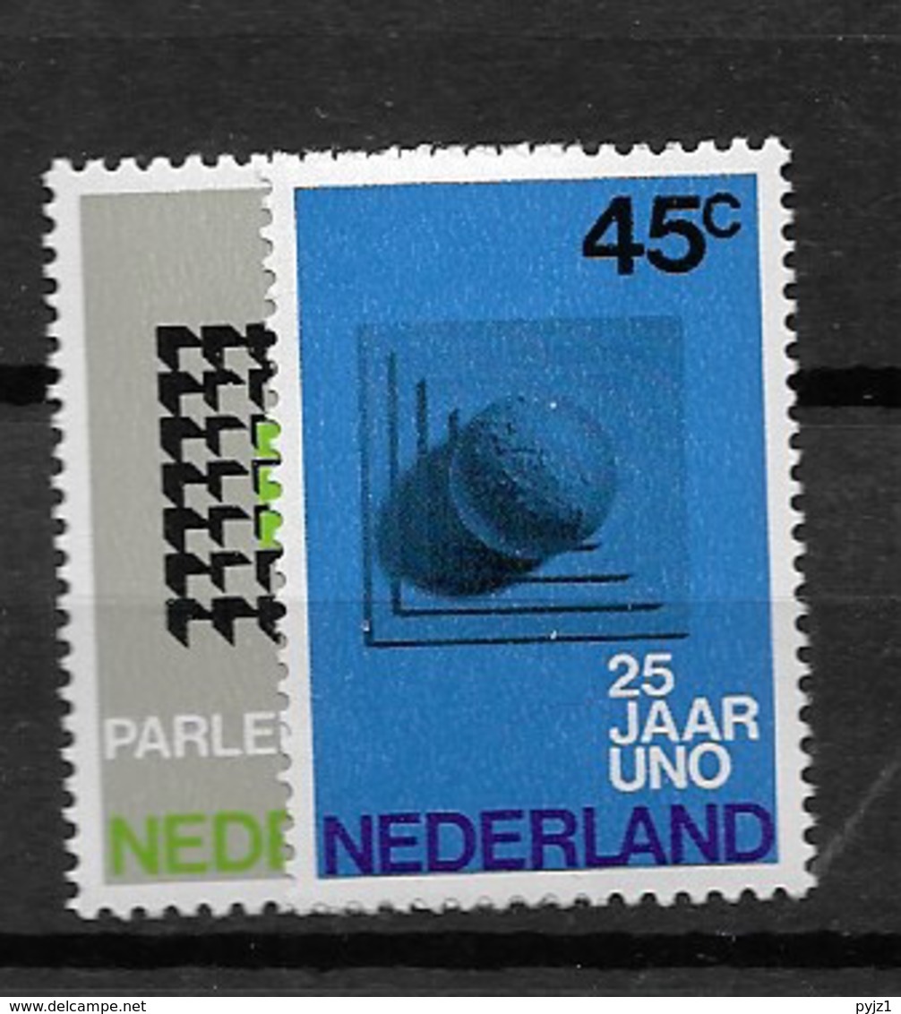 1970 MNH Netherlands, NVPH 973-4 Postfris - Ungebraucht