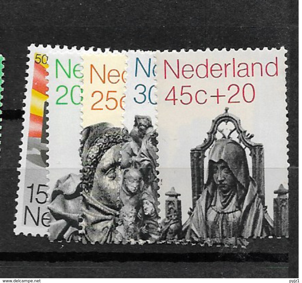 1971 MNH Netherlands, NVPH 985-9 Postfris - Neufs