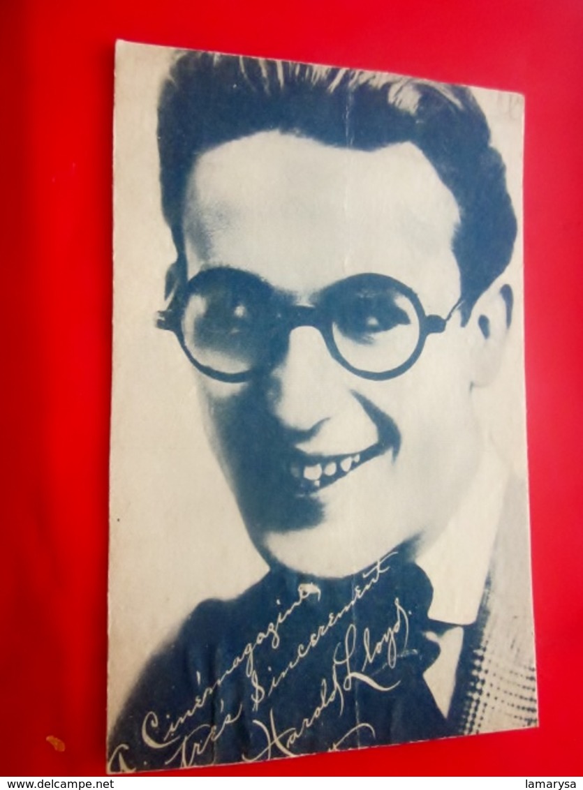 Photo Harold Lloyd Est Un Acteur Américain,ses Rôles Comiques Dans Des Films Muets Au Cinéma - Berühmtheiten