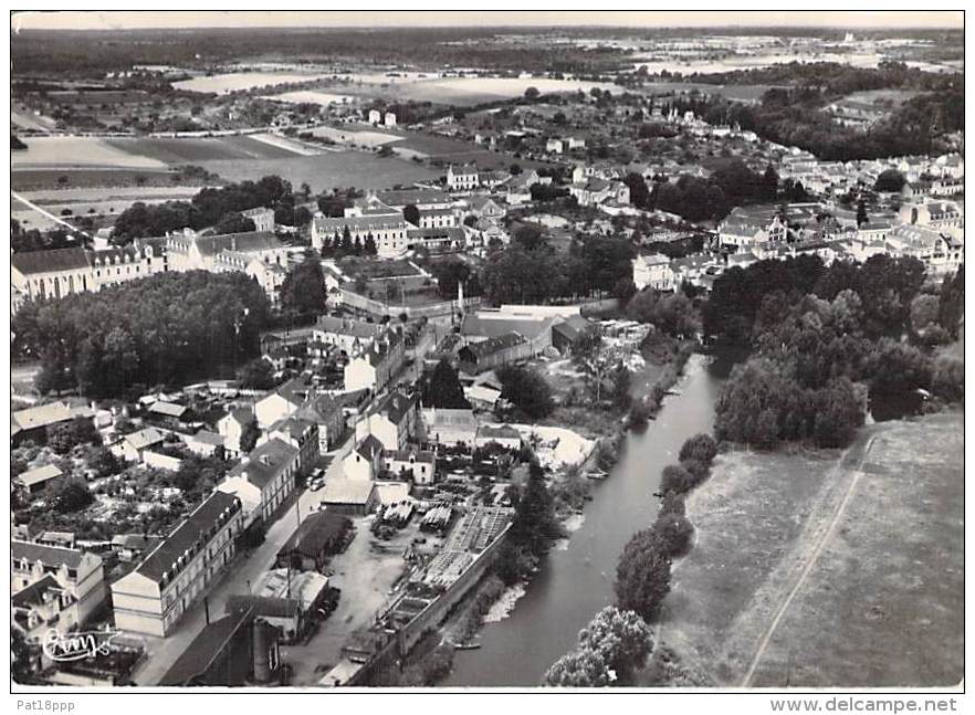 49 - ST HILAIRE ST FLORENT : Vue Générale Aérienne - CPSM Dentelée Noir Blanc Grand Format 1959 - Maine Et Loire - Autres & Non Classés