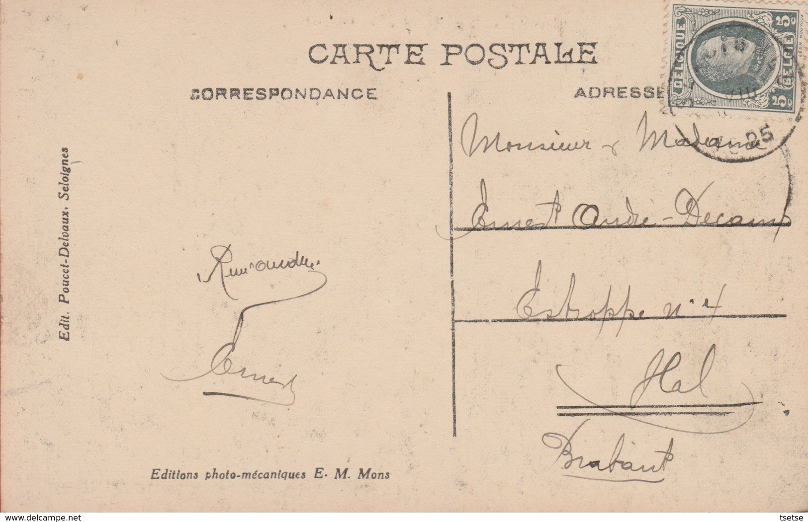 Seloignes - Ferme Lebrun Et Cabaret Pointu - 1925 ( Voir Verso ) - Momignies