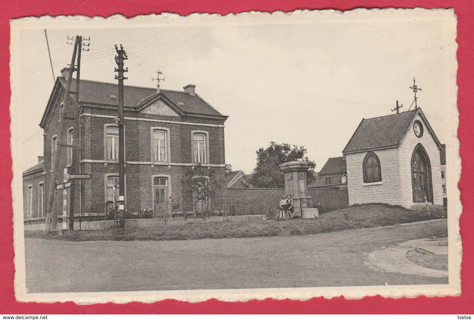 Hanzinelle -Ecole Des Filles Et Calvaire ( Voir Verso ) - Florennes