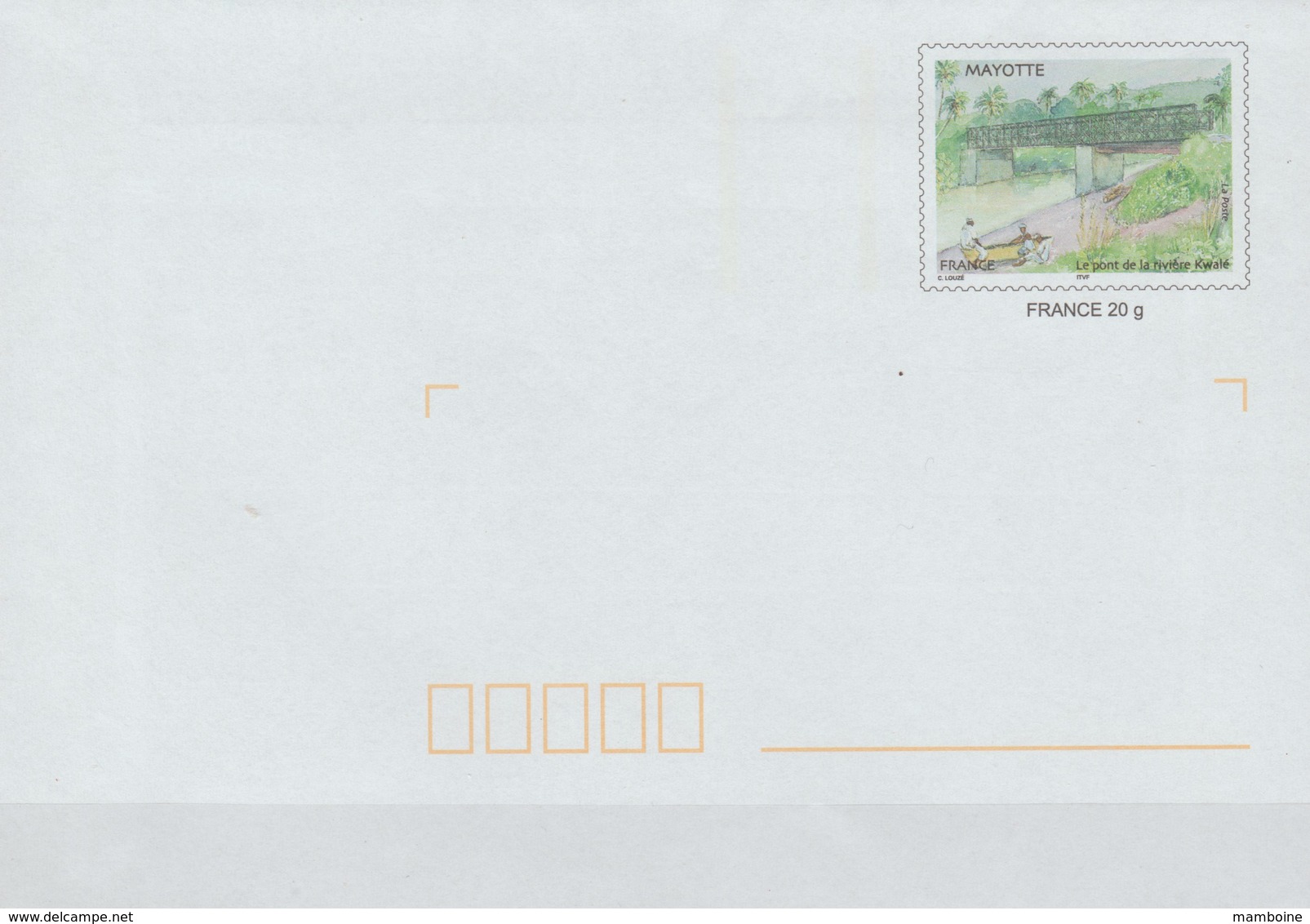 Mayotte 2005  Pret à Poster N° 166 E1  Neuf  X X ~ - Entiers Postaux & Prêts-à-Poster