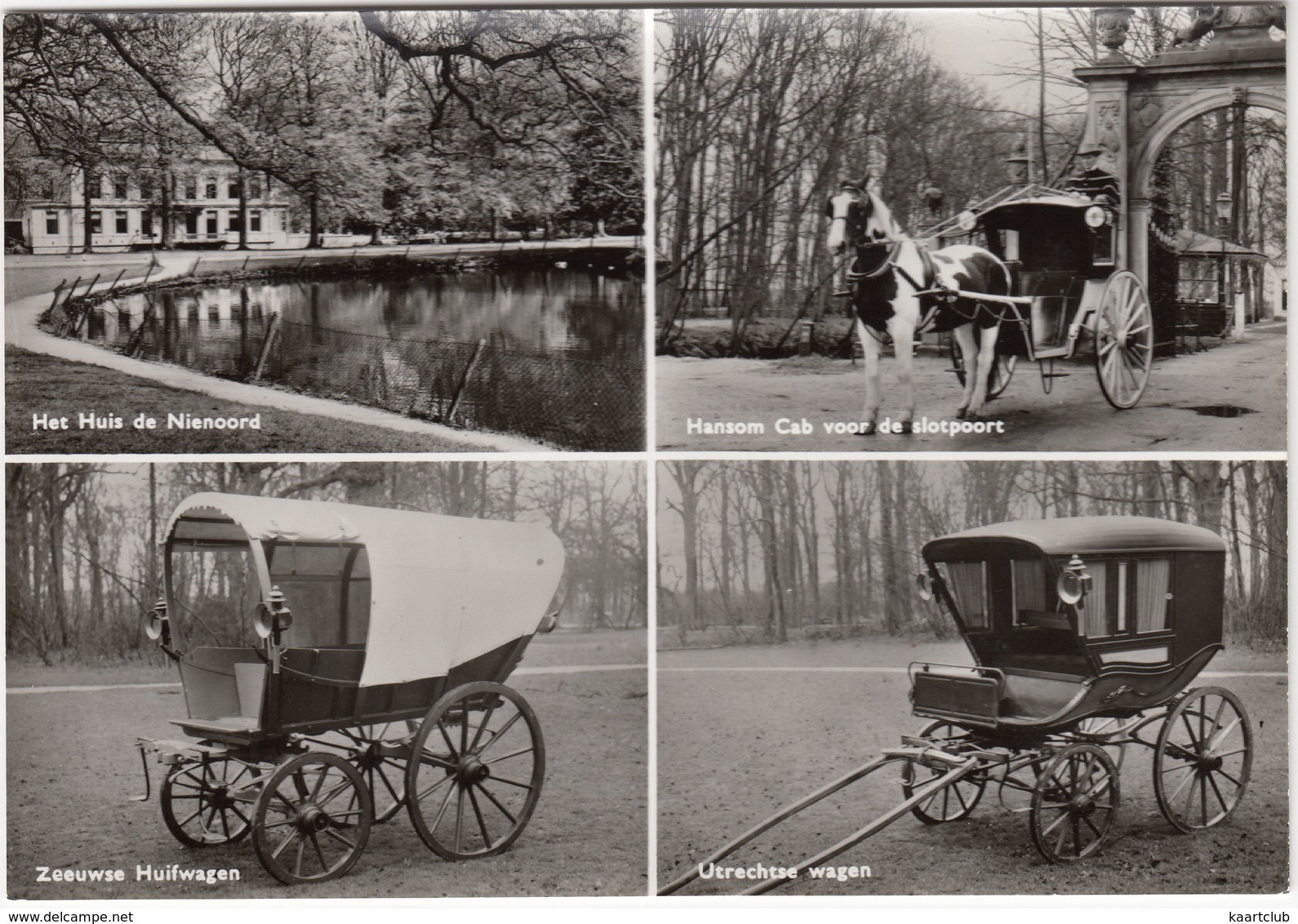 Leek - Nienoord: HANSOM CAB, ZEEUWSE HUIFWAGEN & UTRECHTSE WAGEN - Huis En Slotpoort Nienoord - Toerisme