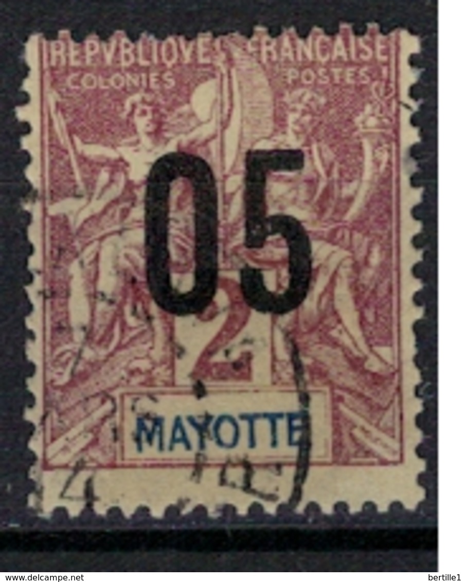 MAYOTTE        N°  YVERT     21   ( 3 )   OBLITERE       ( O   3/37 ) - Oblitérés