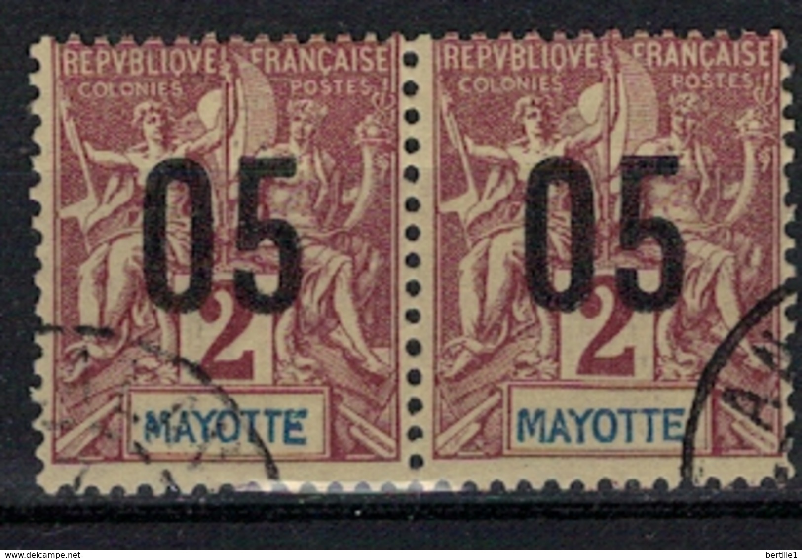 MAYOTTE        N°  YVERT     21 X 2  OBLITERE       ( O   3/37 ) - Used Stamps