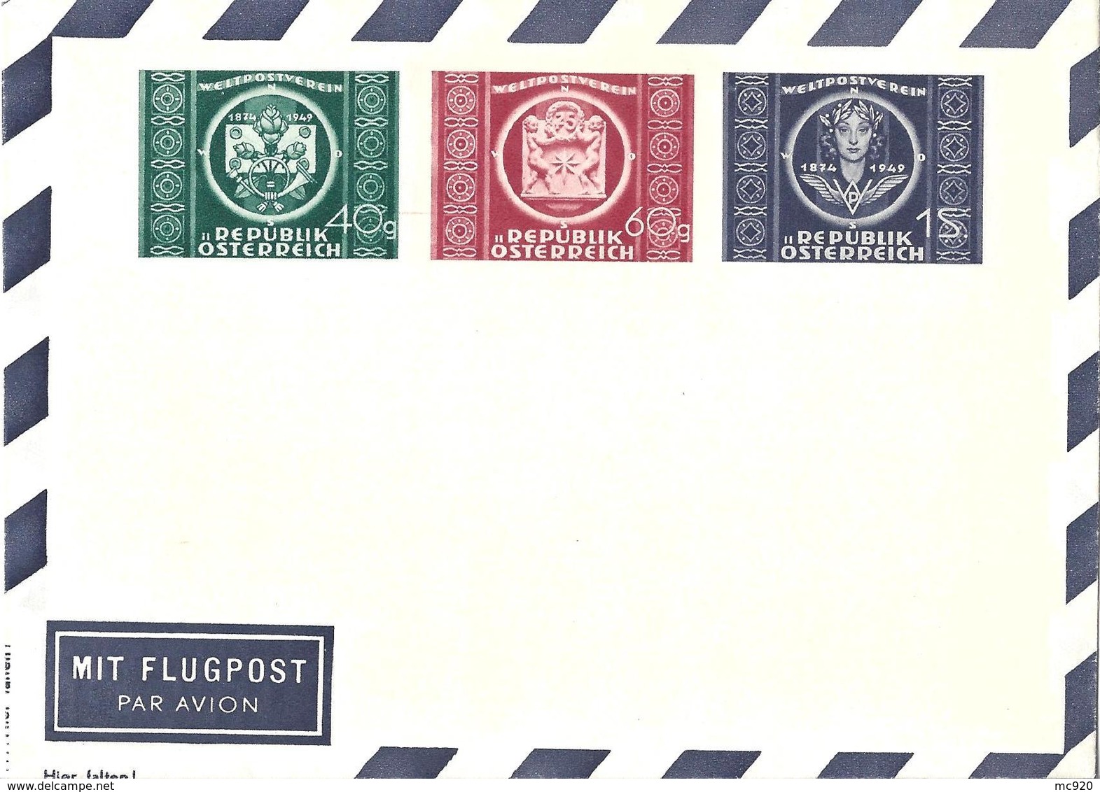 Autriche Österreich Entier Postal, Ganzsachen, Postal Stationery Aérogramme Privé Luftpostfaltbriefe Private - Other & Unclassified