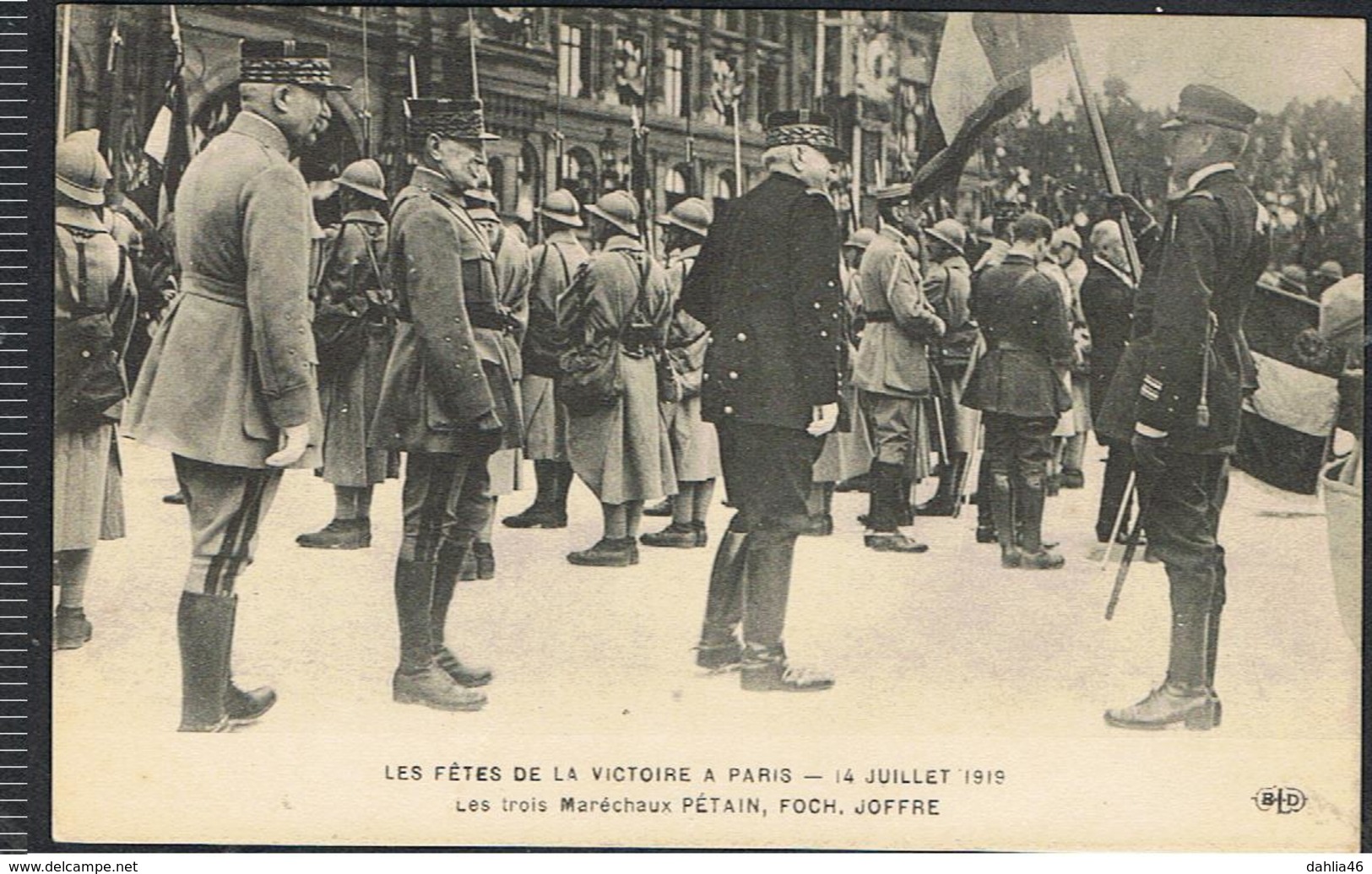 CPA 75_PARIS - Les Fêtes De La Victoire - 14 Juillet 1919 - Les 3 Maréchaux Pétain, Foch, Joffre - Manifestazioni