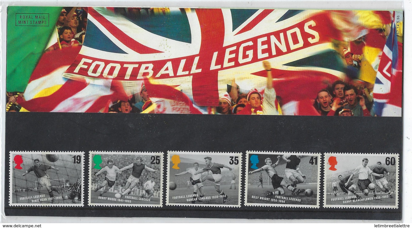 Great Britain, Football Legends - Unused Stamps