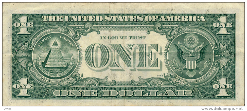 BILLET : ETATS-UNIS, AMERIQUE, USA, Billet 1 $ Dollar, Série 1977 A (B), H 2124 - Federal Reserve Notes (1928-...)