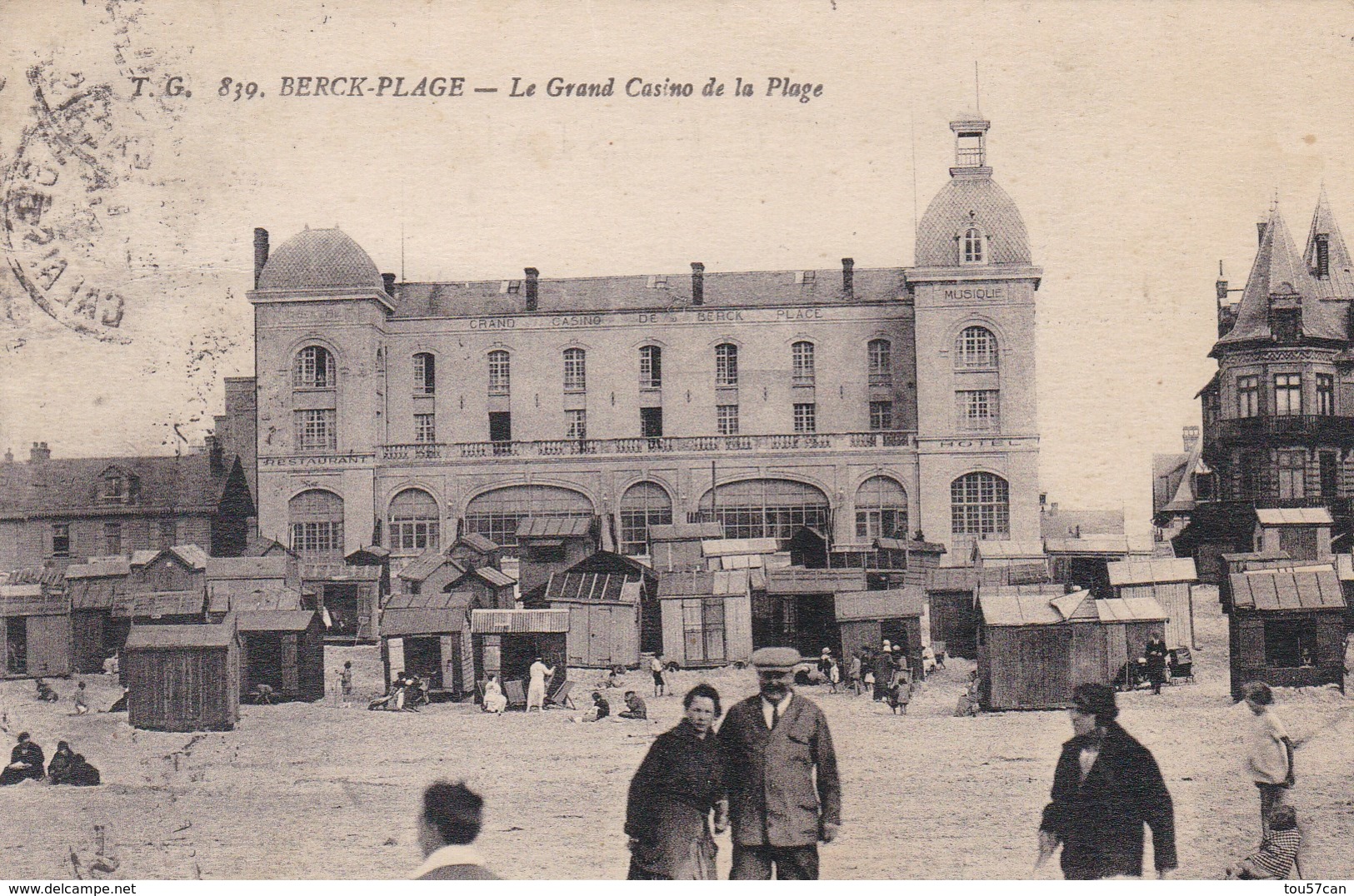 BERCK-PLAGE - PAS DE CALAIS -  (62)  -  CPA ANIMÉE. - Berck