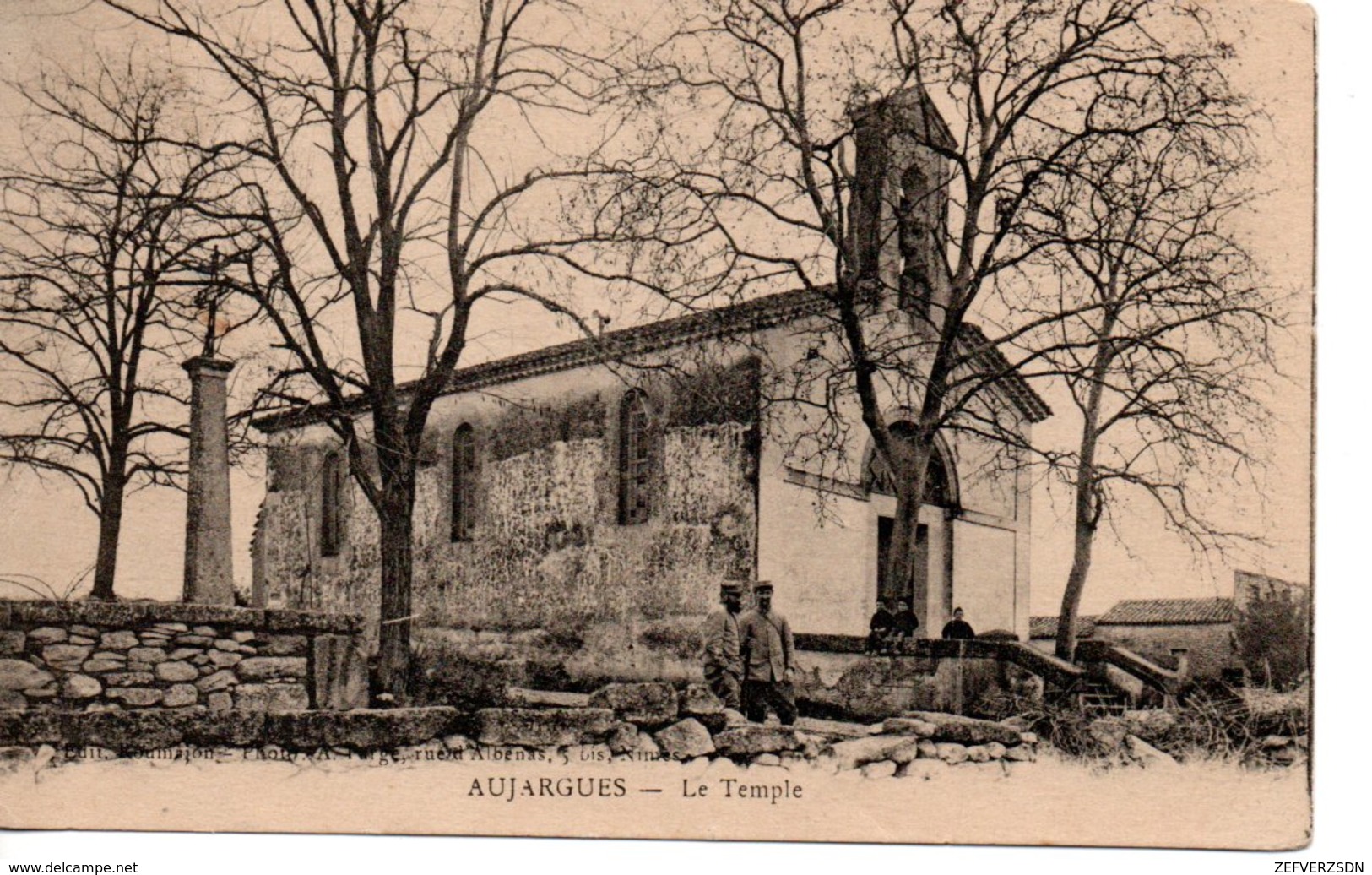 30 AUJARGUES TEMPLE RELIGION EGLISE REFORMEE - Aigues-Mortes