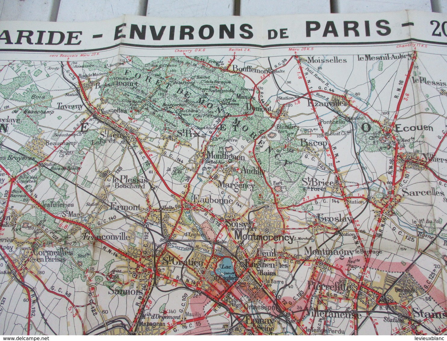 Carte TARIDE/Environs De Paris 20 Kilométres/1-50 000éme/Un Enfant Peut Guider Sa Mére/ PARIS/Gaillac/ Vers 1905  PGC188 - Callejero