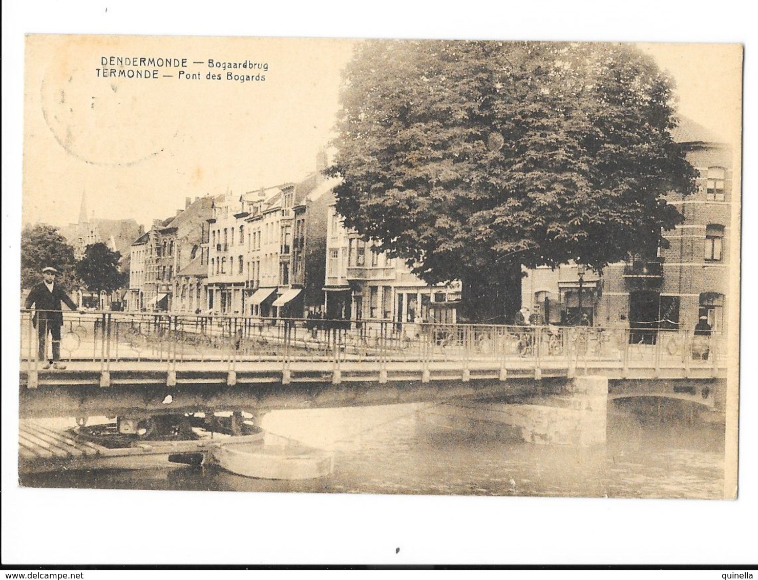 Dendermonde (oost.vl)  ( M 4207 )  Gendarme Bij Boom , En Bogaardbrug - Dendermonde