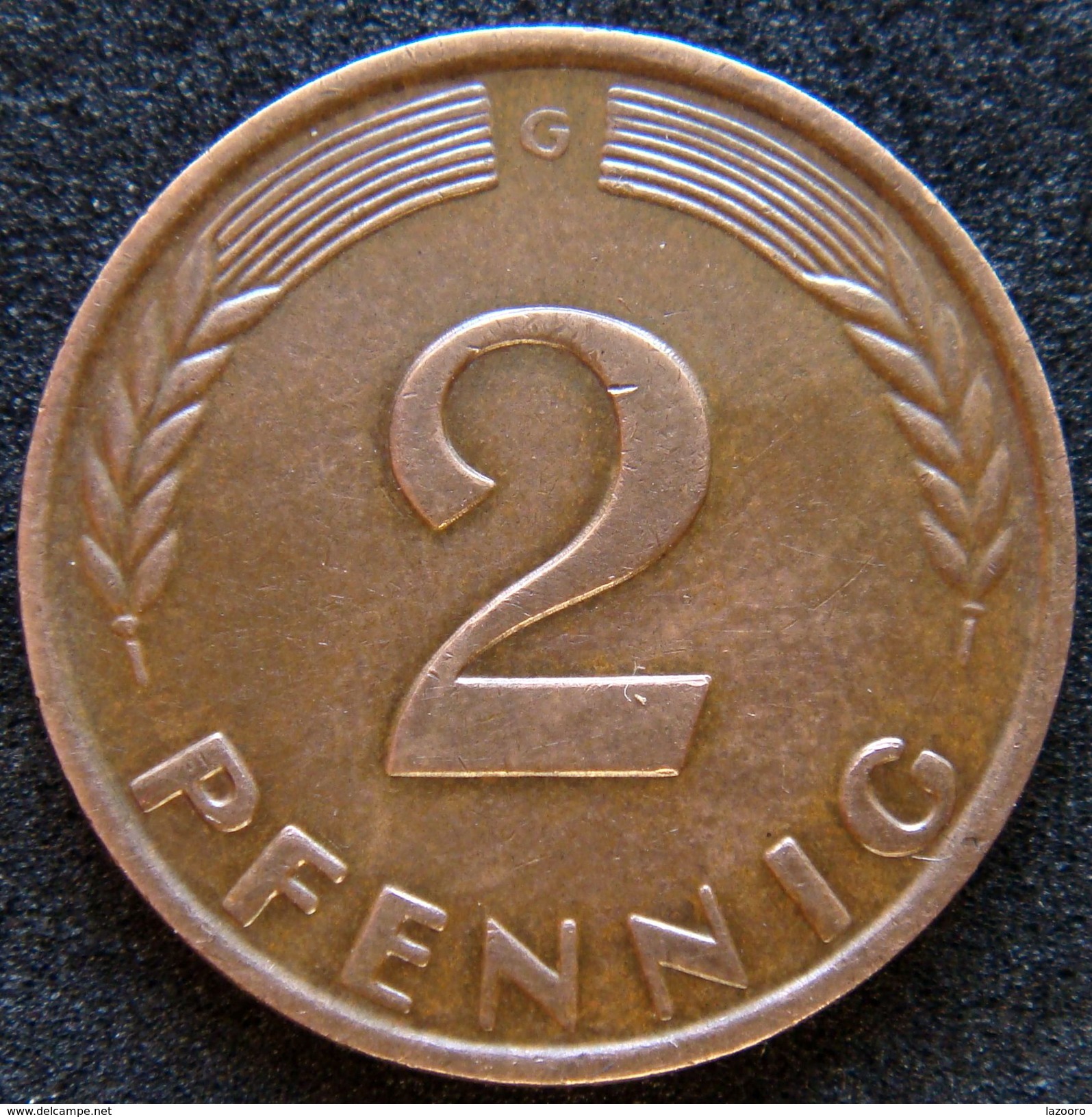 Germany 2 Pfennig 1961 G - 2 Pfennig