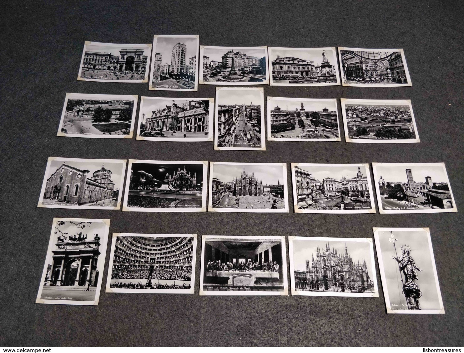 ANTIQUE LOT X 20 SMALL PHOTOS ITALY - MILANO - BY BROMOFOTO - Bobinas De Cine: 35mm - 16mm - 9,5+8+S8mm