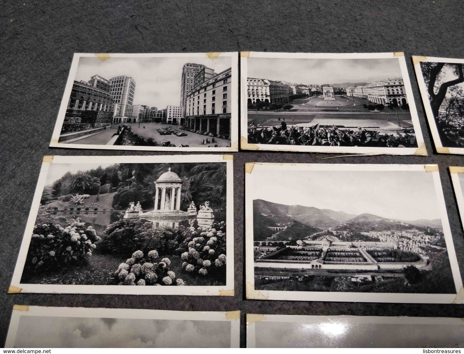 ANTIQUE LOT X 18 SMALL PHOTOS ITALY - GENOVA MONUMENTS , SQUARES, STREETS, AND MORE - Filme: 35mm - 16mm - 9,5+8+S8mm