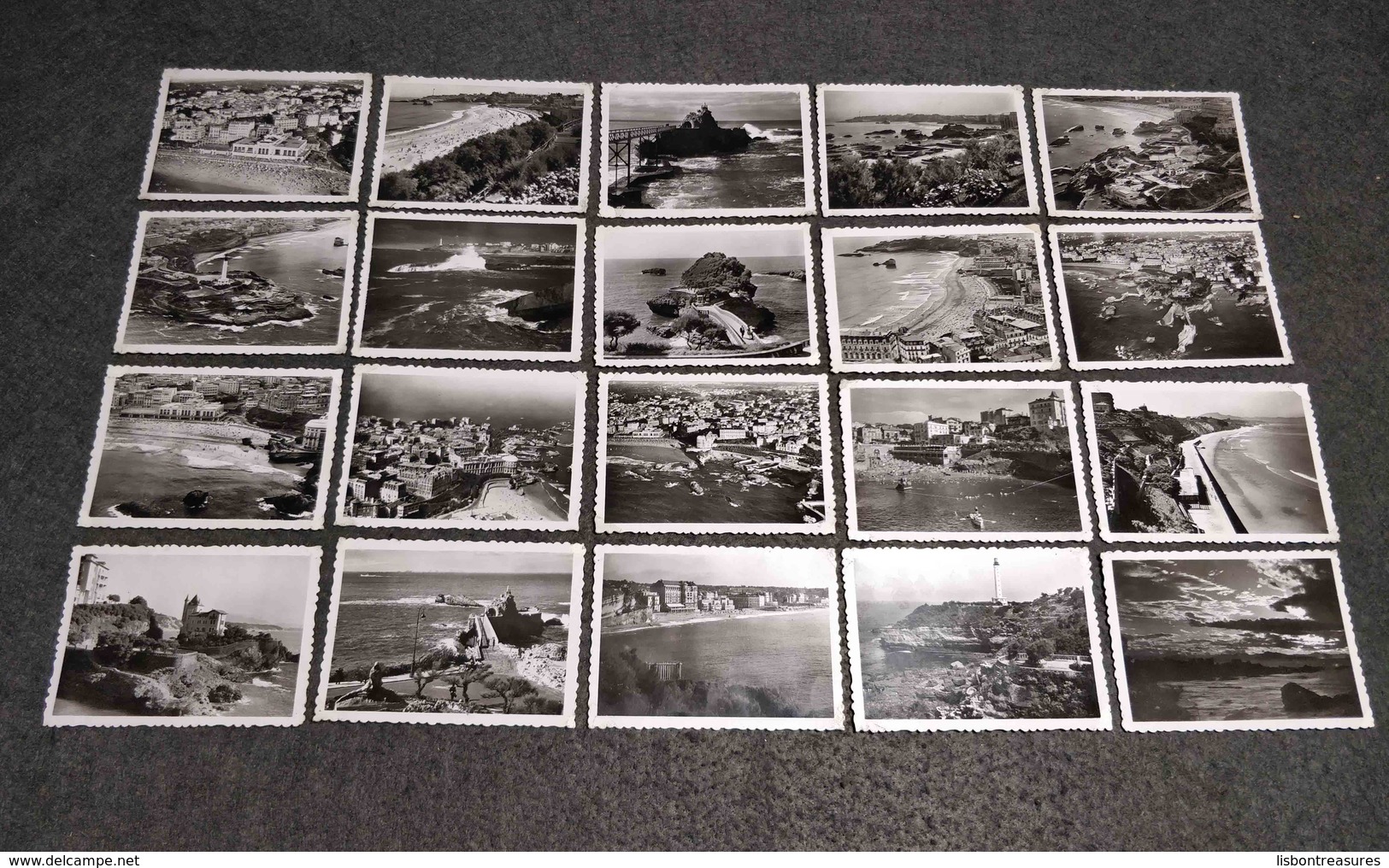 ANTIQUE LOT X 20 SMALL PHOTOS FRANCE - BIARRITZ VIEWS - Filmspullen: 35mm - 16mm - 9,5+8+S8mm