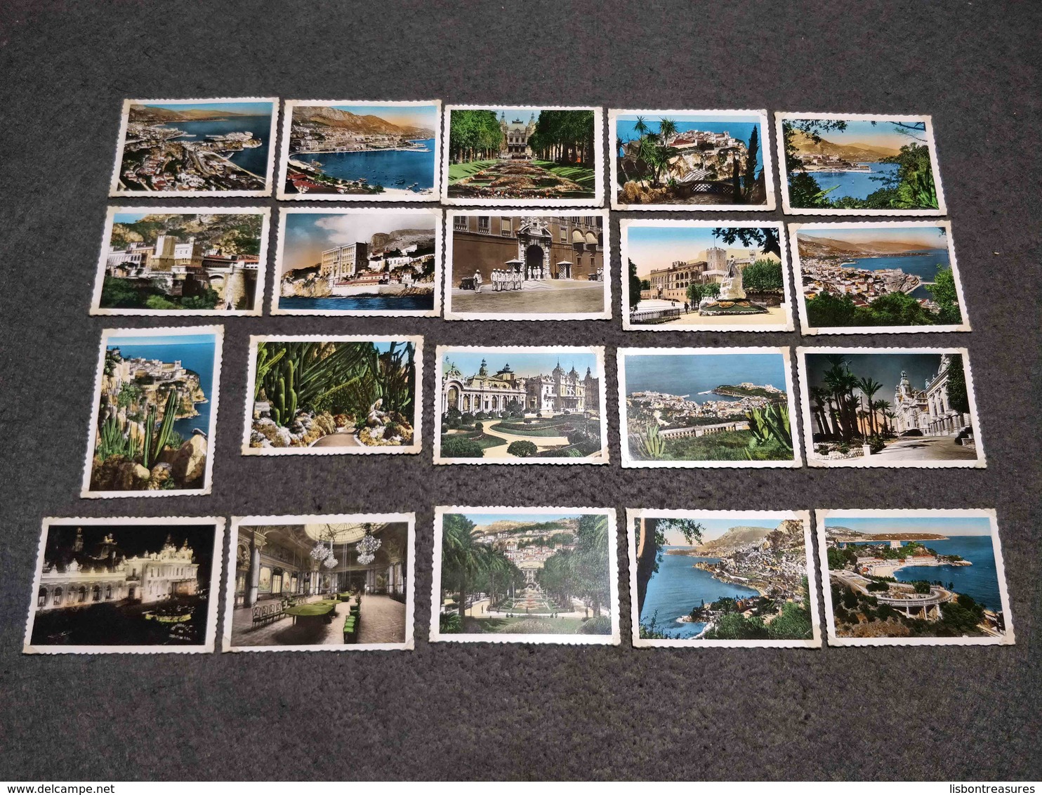 ANTIQUE LOT X 20 SMALL COLOR PHOTOS MONACO - MONTE CARLO VIEWS - Filmspullen: 35mm - 16mm - 9,5+8+S8mm