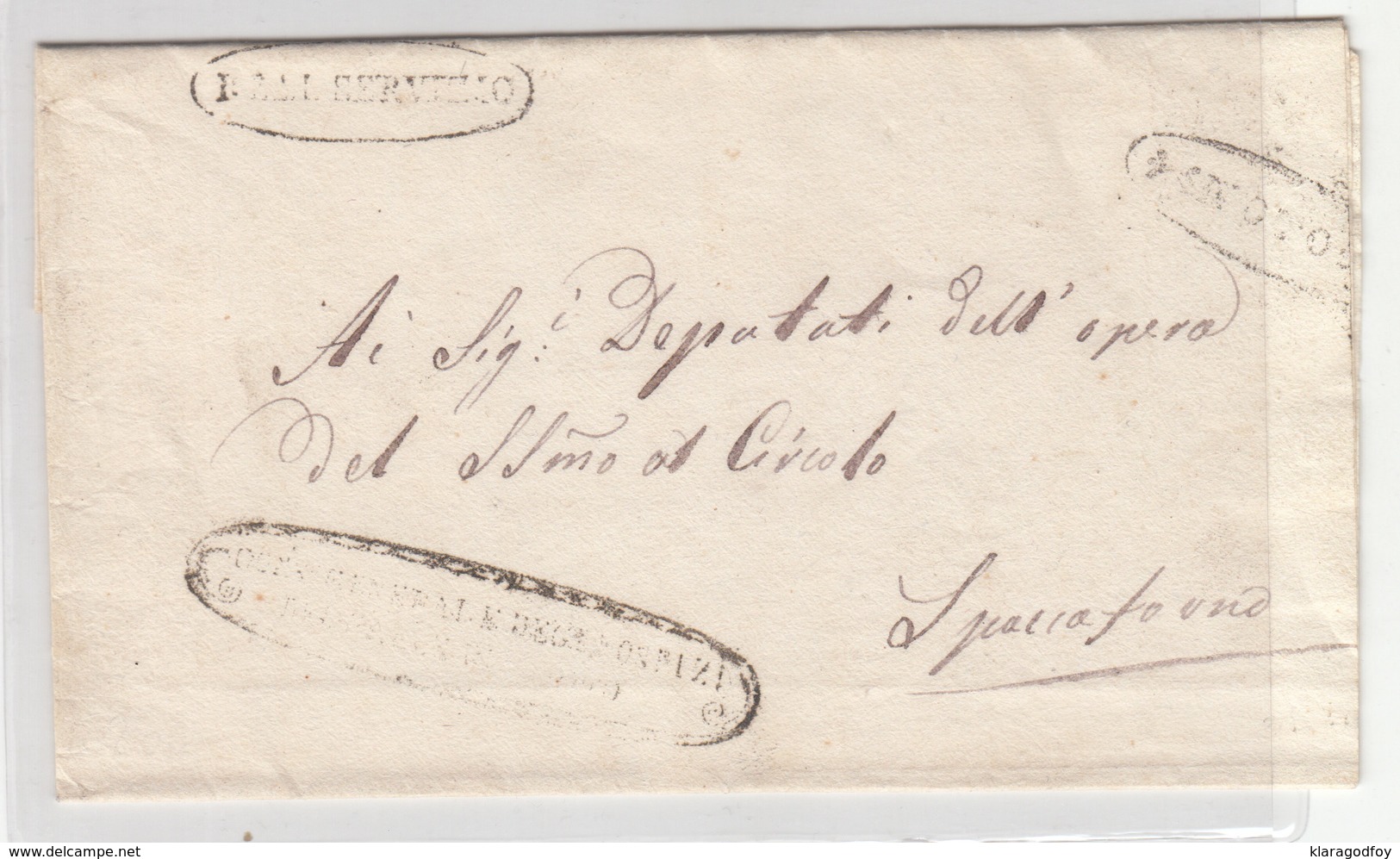 Italy Prephilately Letter Cover B180710 - 1. ...-1850 Prefilatelia