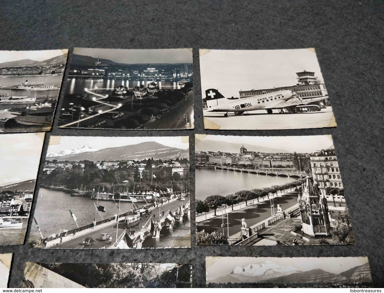 ANTIQUE LOT X 20 SMALL PHOTOS SWITZERLAND - MONT BLANC ALPS  VIEWS - Filmspullen: 35mm - 16mm - 9,5+8+S8mm