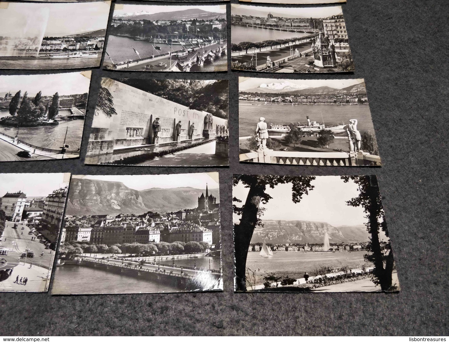 ANTIQUE LOT X 20 SMALL PHOTOS SWITZERLAND - MONT BLANC ALPS  VIEWS - Filme: 35mm - 16mm - 9,5+8+S8mm