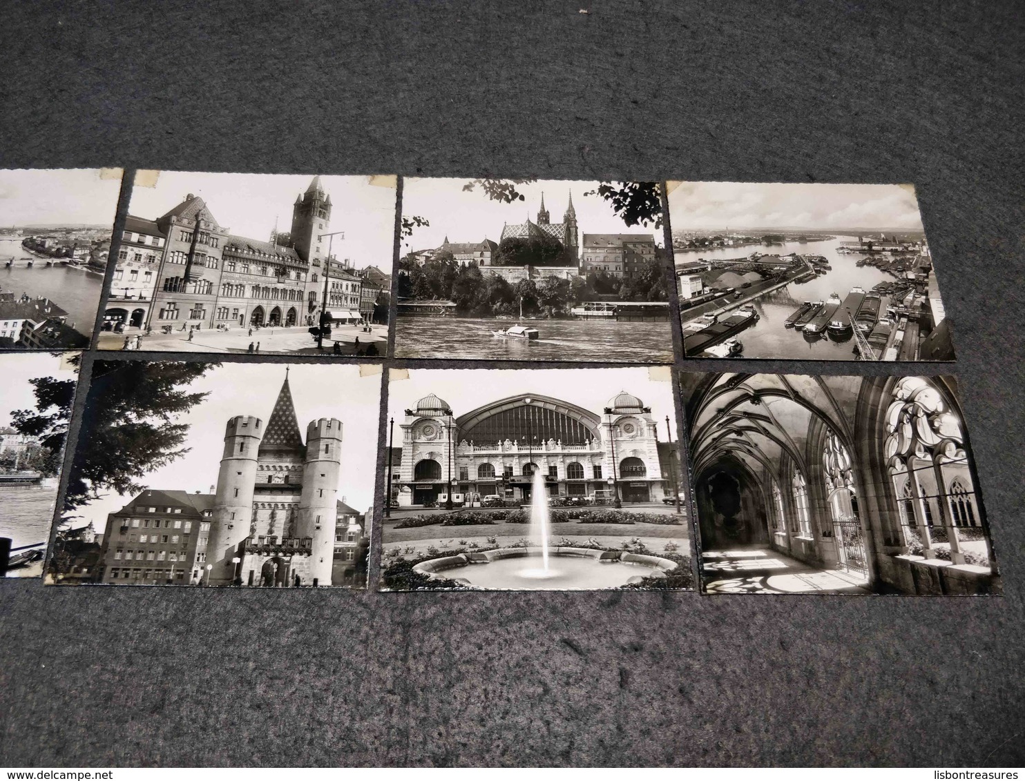 ANTIQUE LOT X 10 SMALL PHOTOS SWITZERLAND - BASEL VIEWS - Filme: 35mm - 16mm - 9,5+8+S8mm