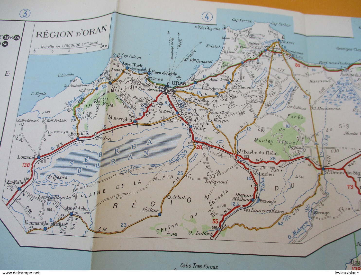 Carte Pneu Michelin/Maroc Algérie Tunisie/Carte Au 2 Millionième/ N°151/Schneider Et Mary/Levallois/1942        PGC192 - Cartes Routières