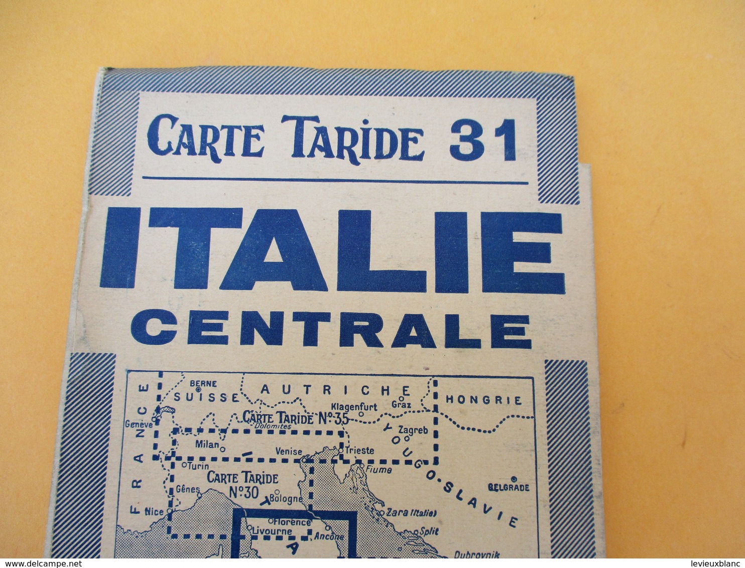 Carte TARIDE/n° 31/ ITALIE Centrale/Carte  Pour Le Tourisme/Portefeuille/Paris/Gaillac-Monrocq/ Vers 1930-40      PGC193 - Cartes Routières