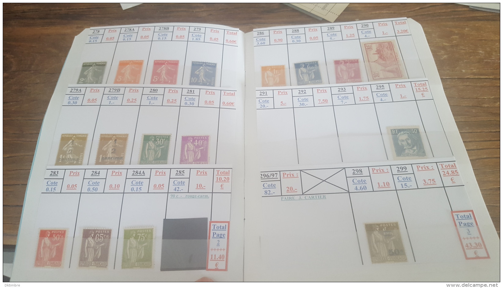 LOT 405844 TIMBRE DE FRANCE NEUF* VALEUR 650 EUROS - Collections