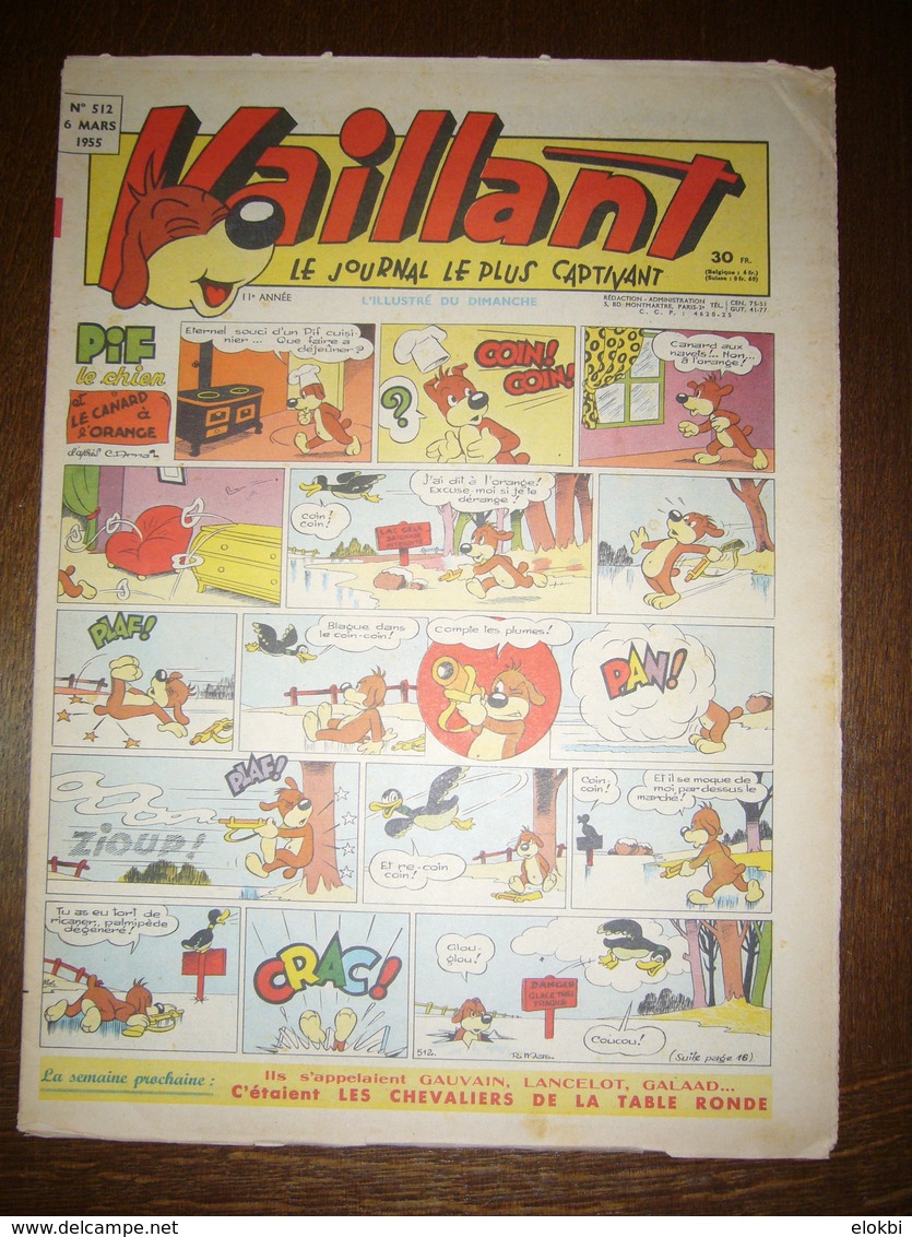 Vaillant N°512 Du 6 Mars 1955 - Vaillant