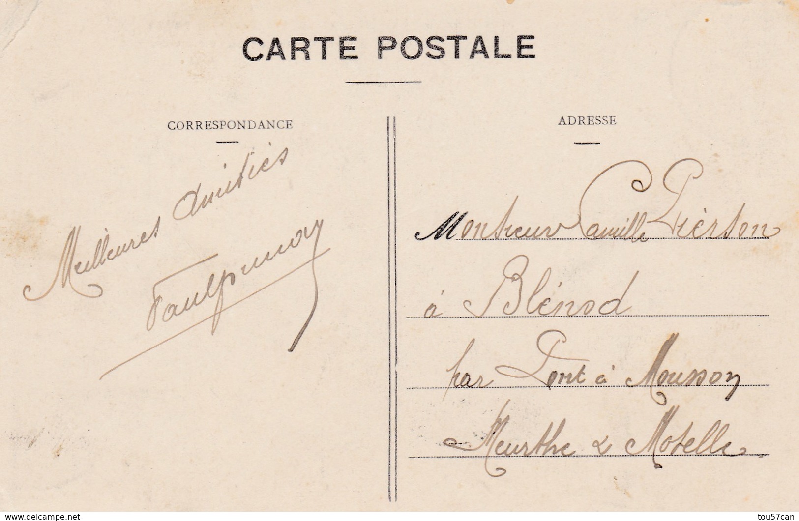 PARIS INONDATIONS DE 1910  -  (75)  - CPA ANIMÉE - AU MARCHE AUX POMMES. - Überschwemmung 1910