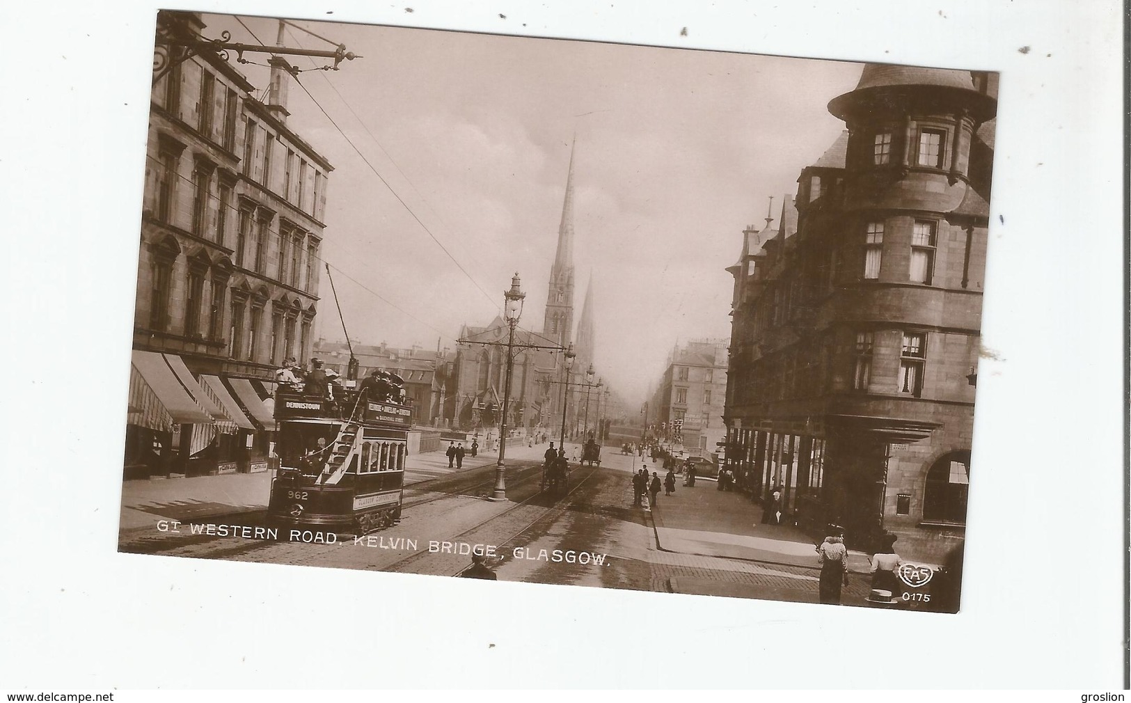 GLASGOW 0175 GT WESTERN ROAD. KELVIN BRIDGE - Lanarkshire / Glasgow