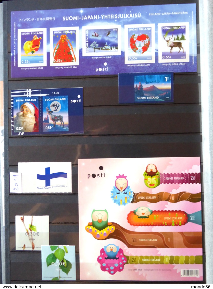 N° 457 - collection Finlande d'oblitérés + neufs en euros à partir de 2007