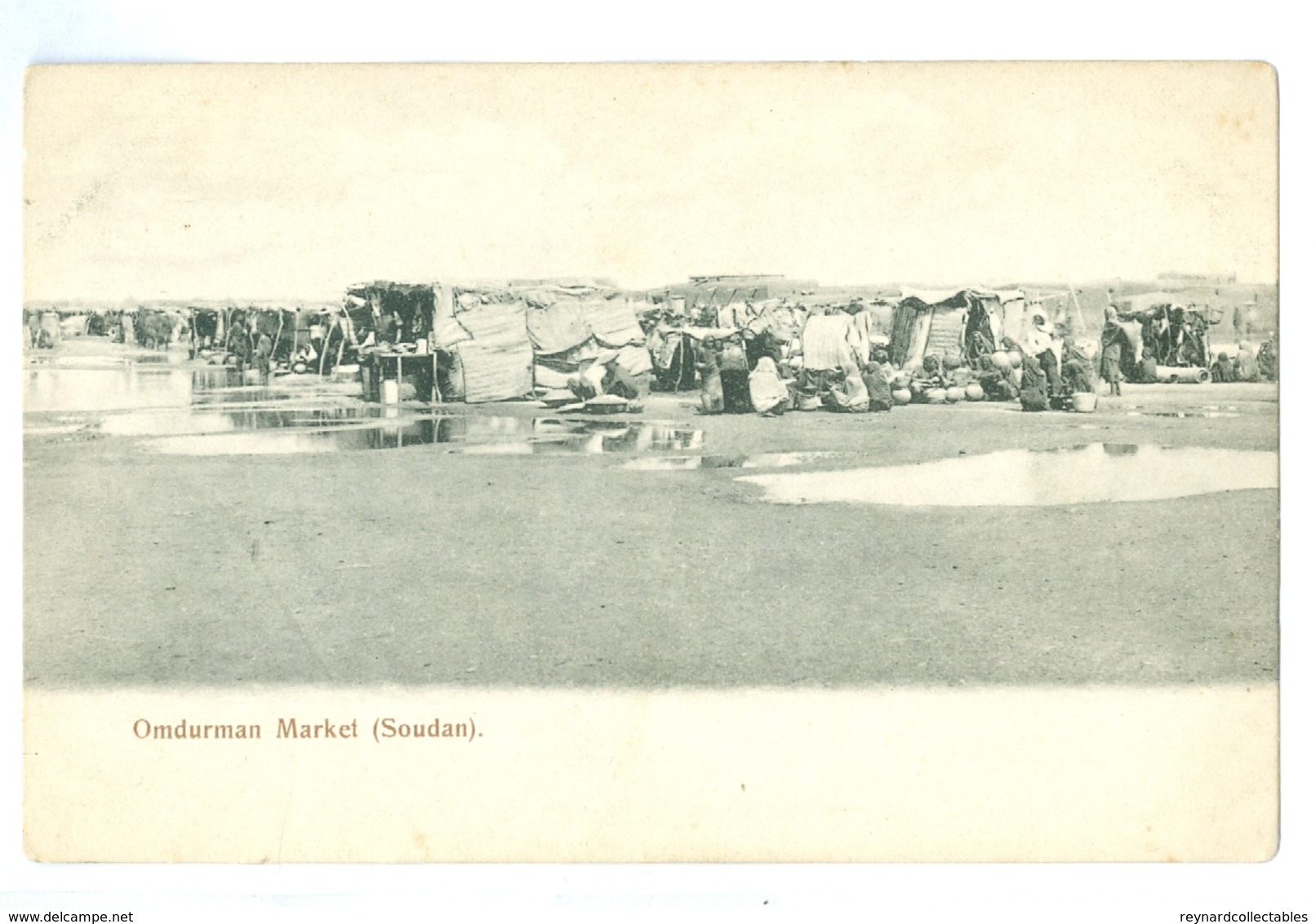 1900's, Africa, Sudan, Omdurman Market. Printed Pc, Unused. - Sudan