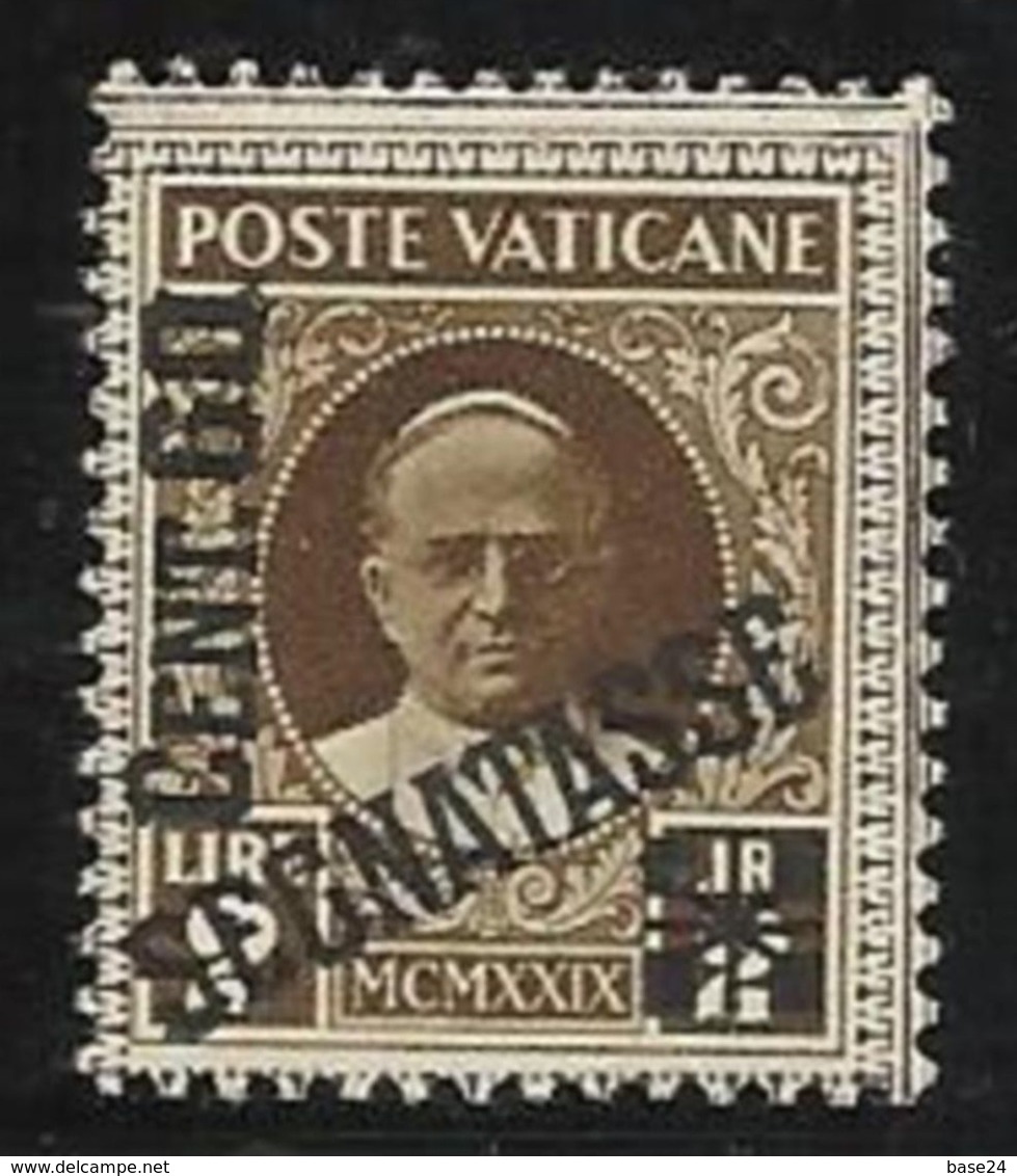 1931 Vaticano Vatican SEGNATASSE  POSTAGE DUE 60c Su 2L Bruno MNH** - Taxes