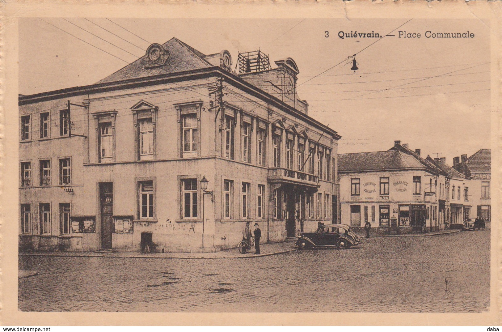 Quiévrain. Place Communale. - Quiévrain